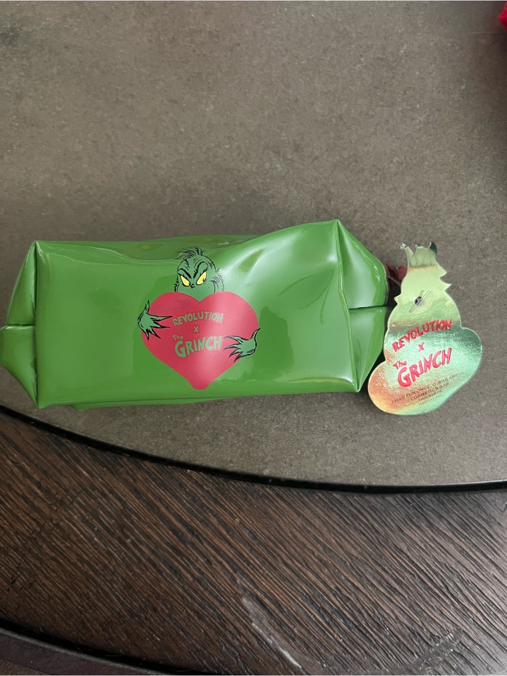Makeup Revolution x The Grinch Mini Cosmetic Bag
